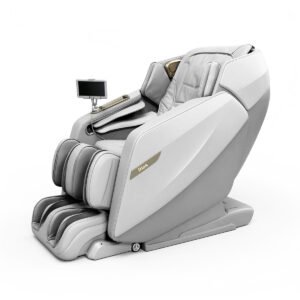 Dios Flexa–World’s First 181° Full-Body Hyper-Extension Stretching Chair | Industry's Longest 56" SL-Track,6-Level 4D Rollers & First-Ever 4Step Precision Ankle Massage-Gray