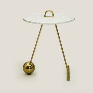 MARMOREAL GOLD SIDE TABLE