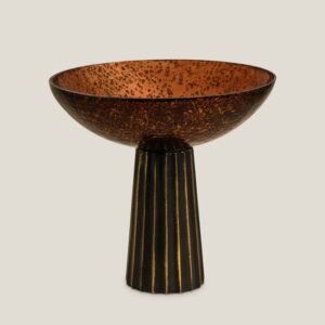 KRATER BROWN DECOR BOWL