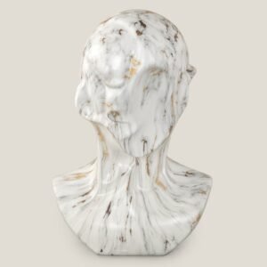MARFIL WHITE MARBLE PORTRAIT CERAMIC SCULPTURE