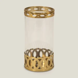 ANSAS GOLD METAL & GLASS HURRICANE