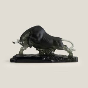 VERRE BULL SCULPTURE GREY