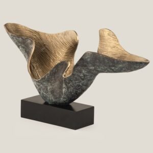 LOGAN METAL & MARBLE SCULPTURE DECOR